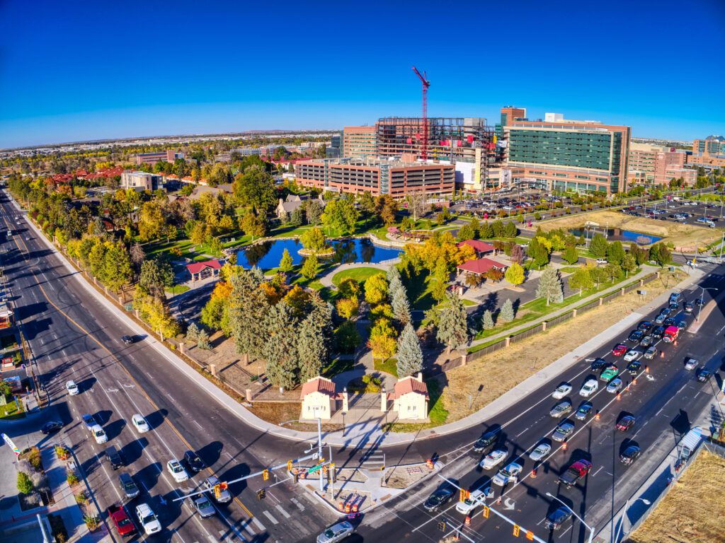 business park in Aurora Colorado